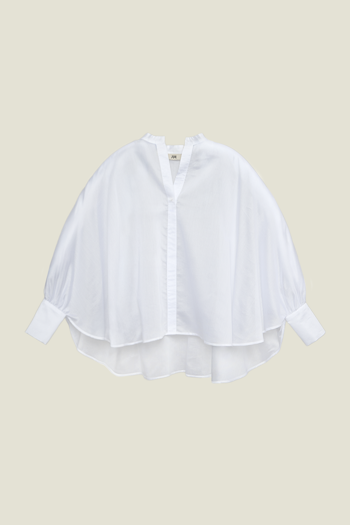 BLUSA CON COLLO ALLA COREANA