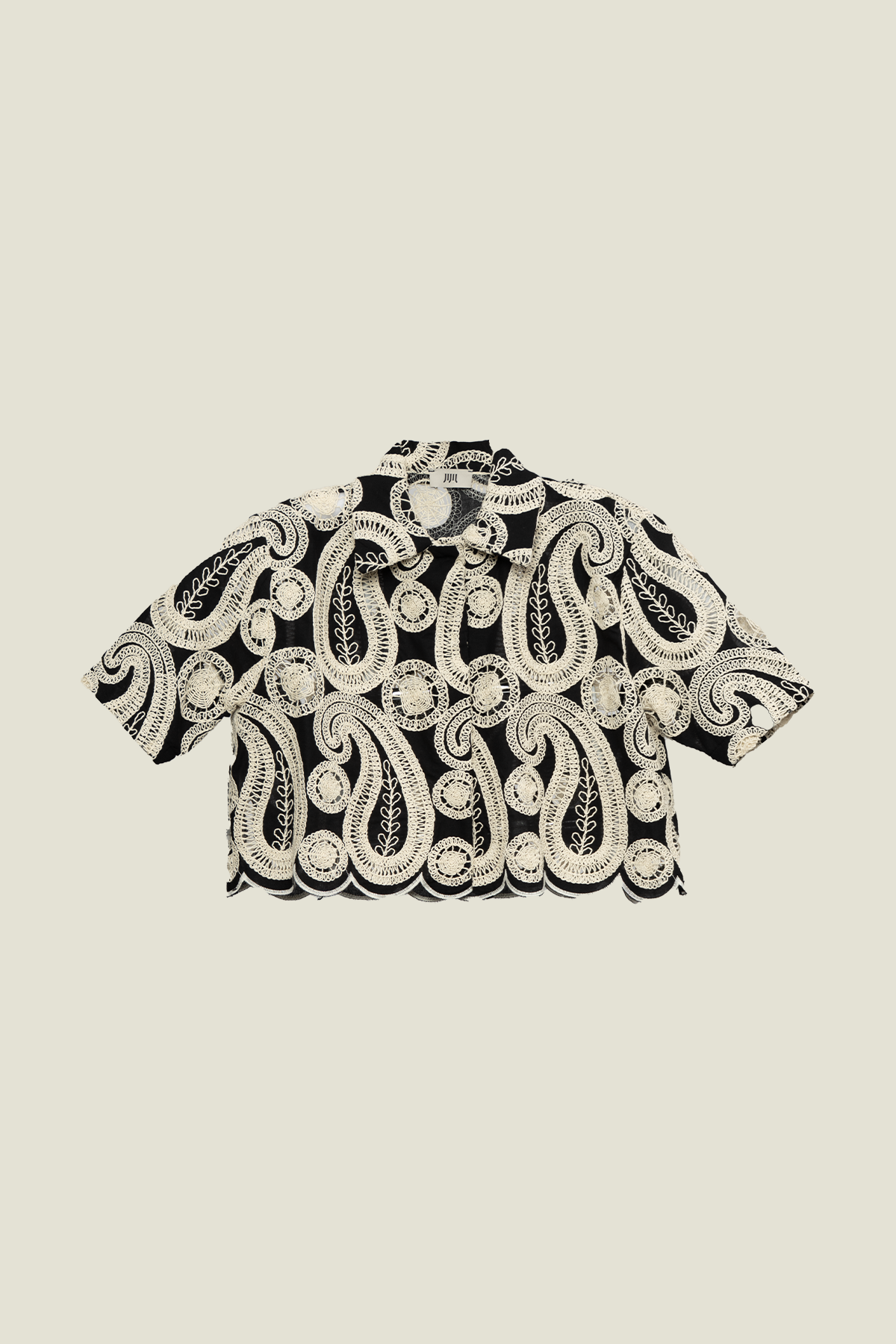 CAMICIA IN PIZZO LAVORATO
