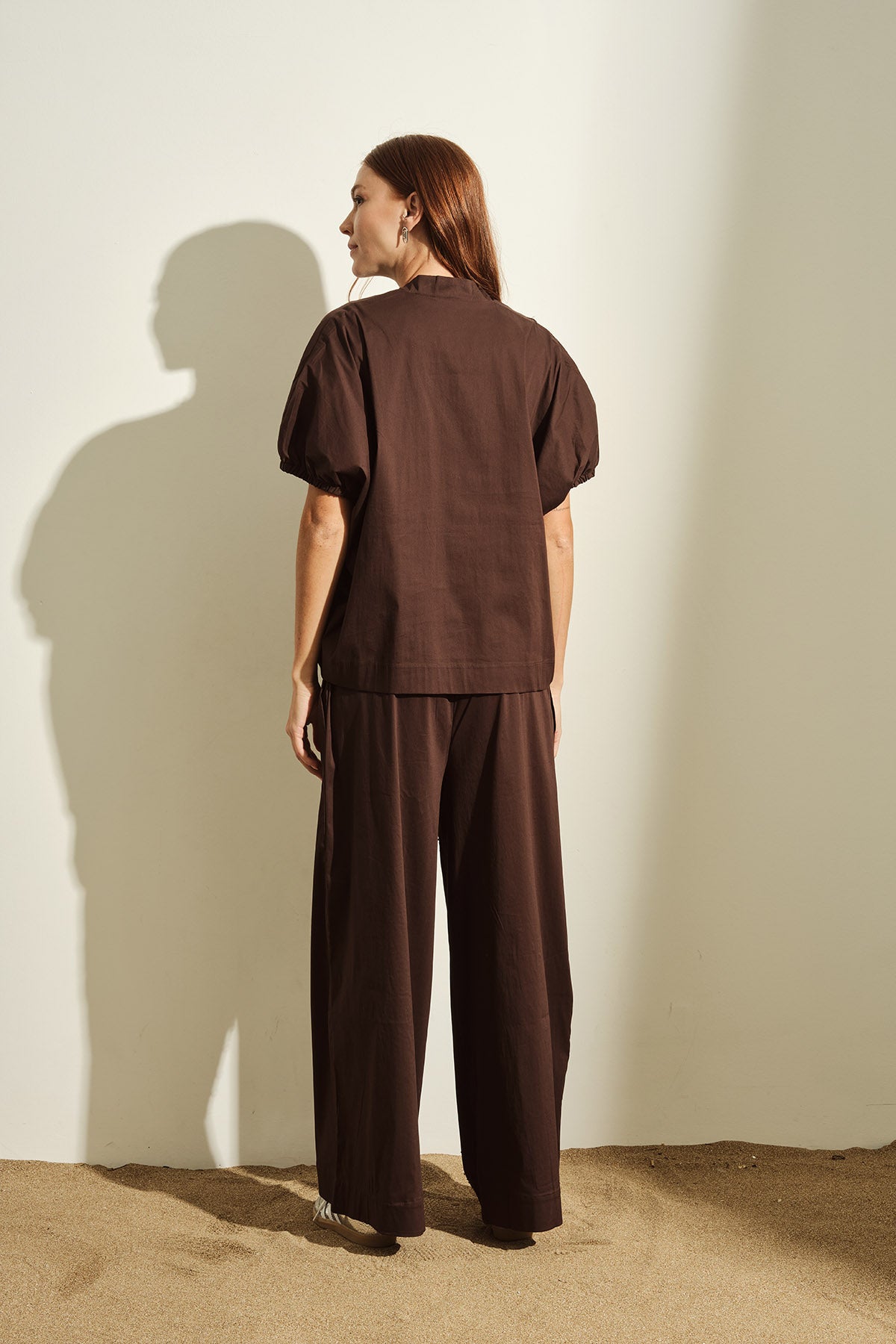 BLUSA OVER CON STRASS RICAMATI