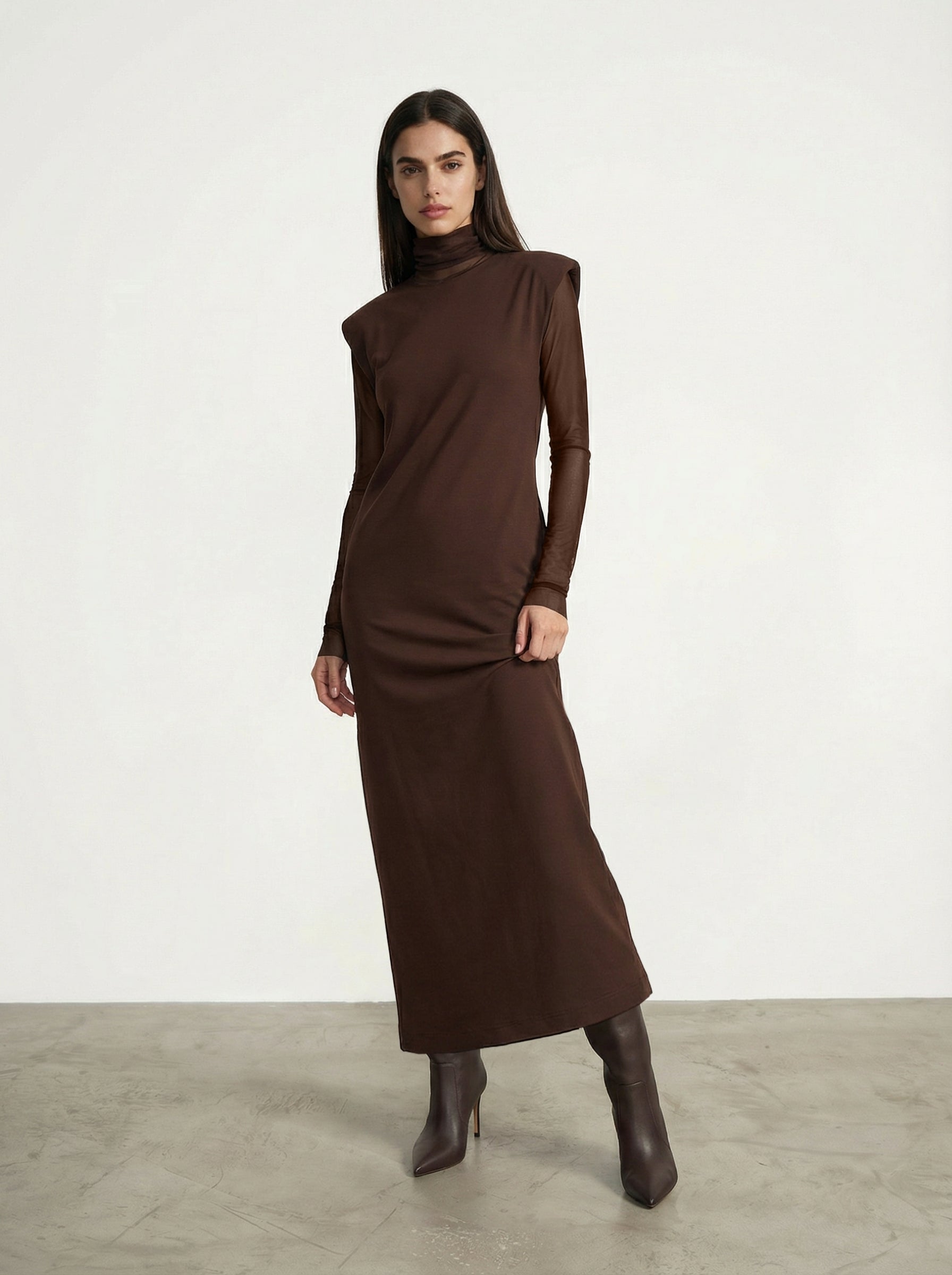 TOP IN TULLE TRASPARENTE