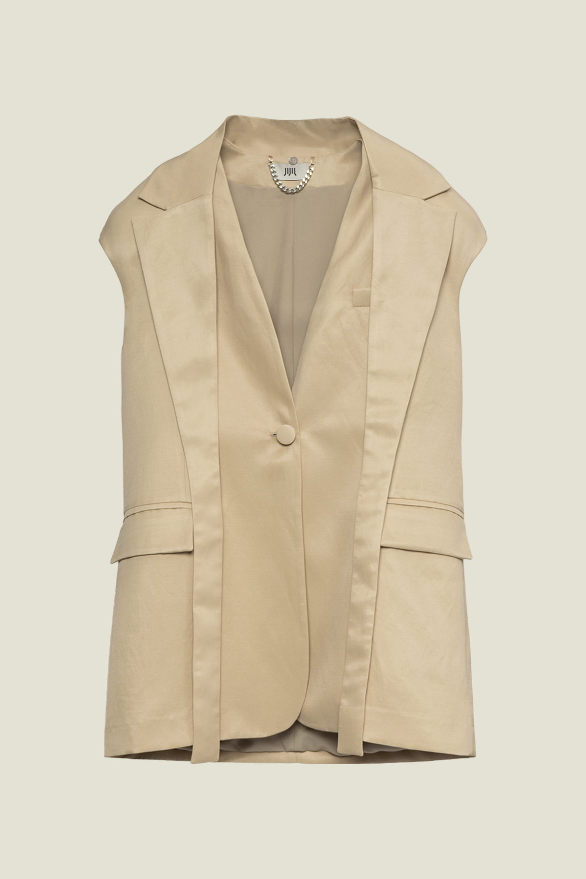 GILET CON REVER CLASSICO