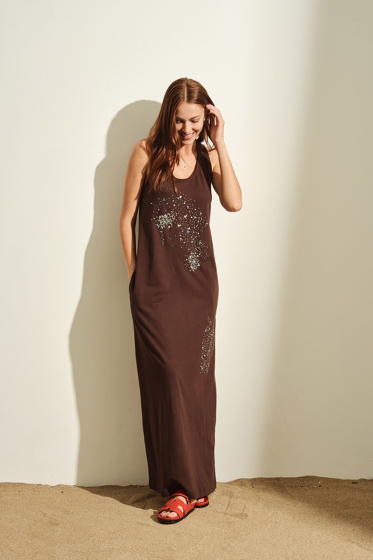 ABITO IN JERSEY CON STRASS
